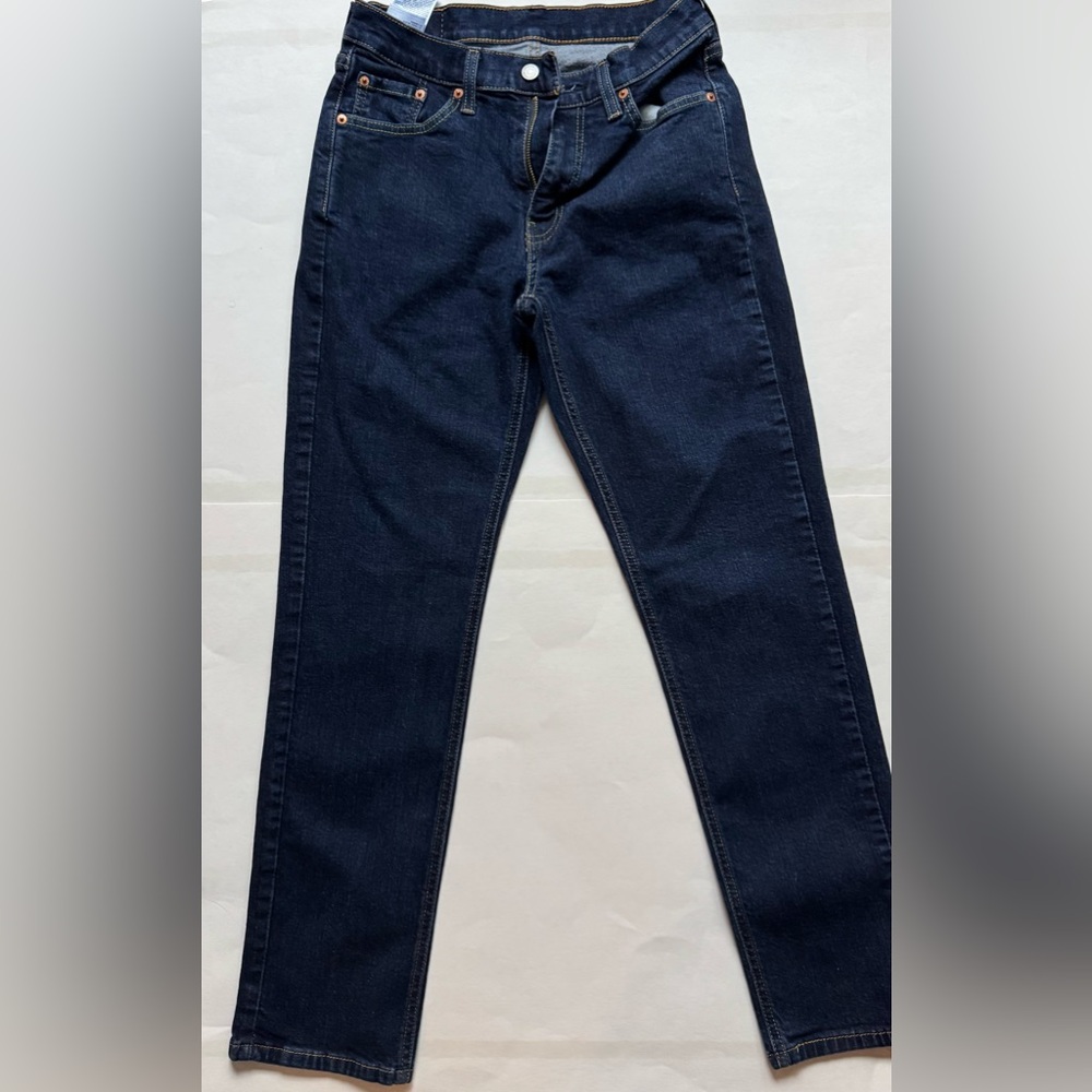 Levi's Blue Skinny Jeans with Vintage-Inspired Fading
